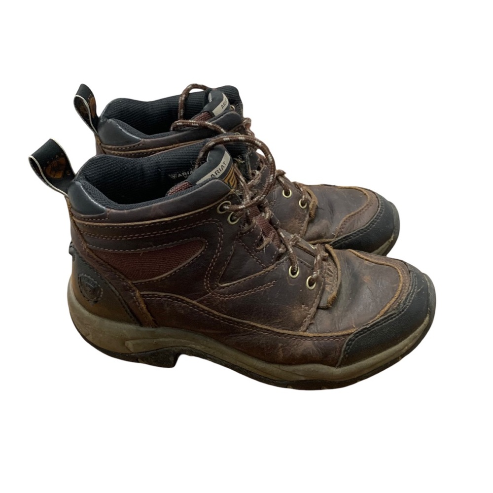 Ariat Terrain Waterproof Boot leather outdoor hiking women’s size 7 shoes trail - Picture 4 of 9